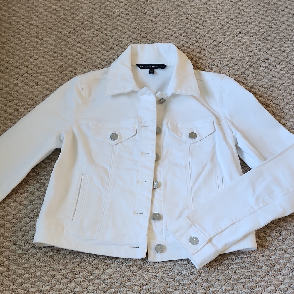 White House Black Market Denim Jacket